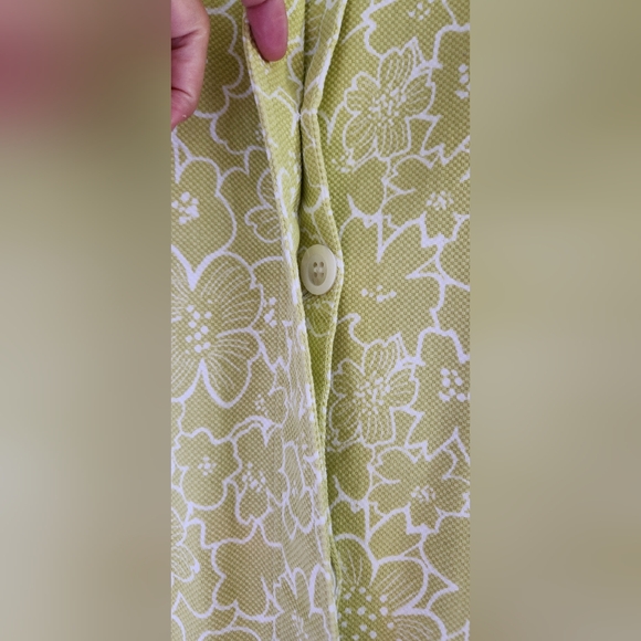 Anne Klein Floral Cotton Jacket Sz 4 - Picture 9 of 16